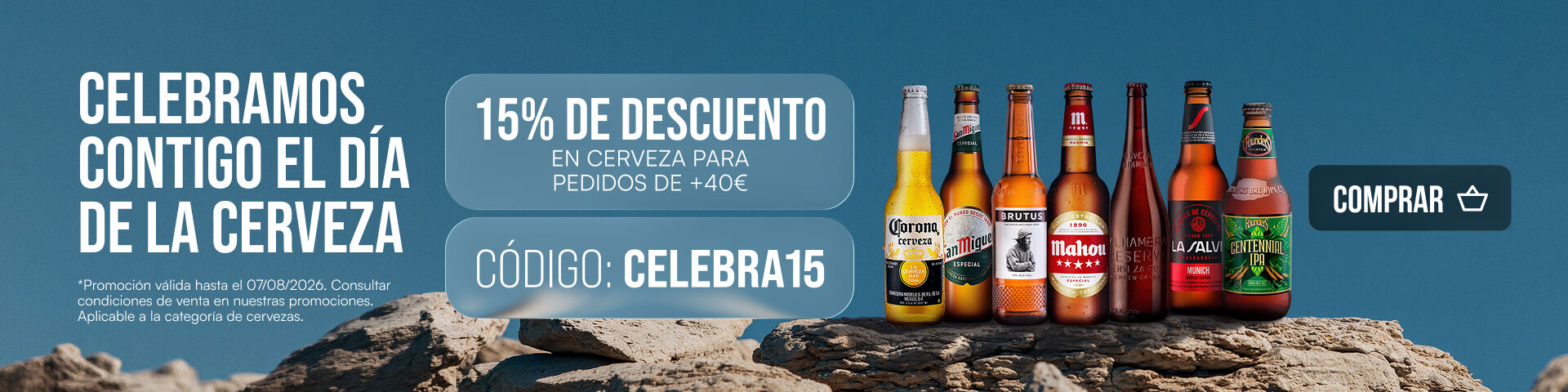 Disfruta del d&iacute;a de la Cerveza con un descuento muy especial